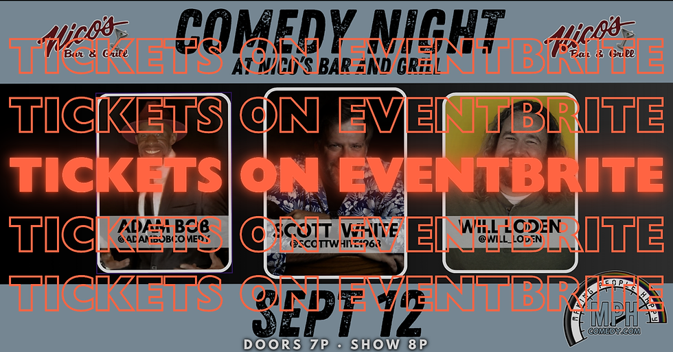 Nico's Bar and Grill Premier Stand-Up Show September 12th 2025 8PM
