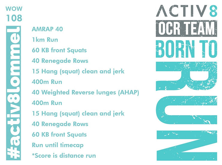crossfit endurance wod