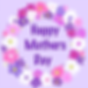 48 Mothers Day Wreath purple