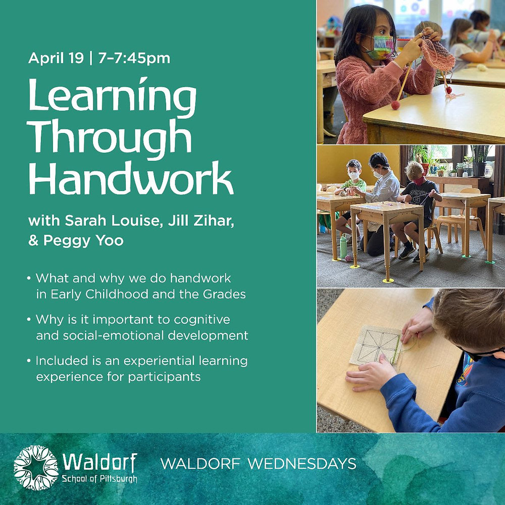 Waldorf Wednesday: Learning Through Handwork