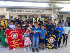 Entrega kits escolares a más de 100 niños en Chilibre, Chepo. 