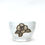 Thumbnail: Flower Pottery Bowl, Satin Lace White