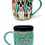 Thumbnail: Custom Pet Portrait, TWO PETS Pottery Mug, Personalized Gift