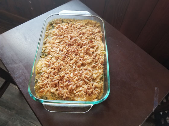 Vegan Broccoli and Cheese Casserole