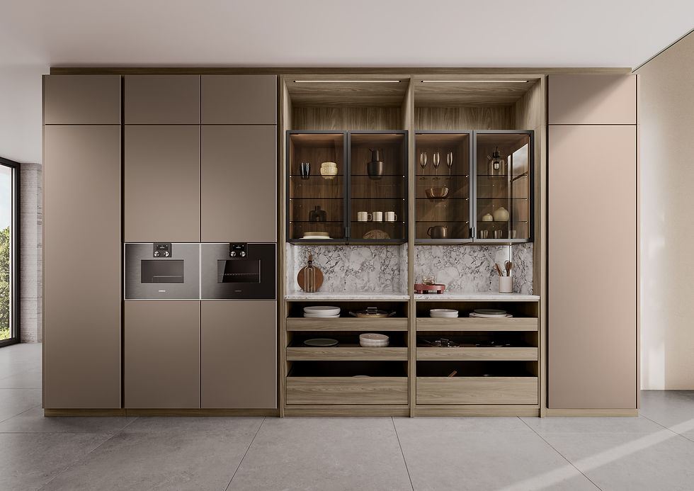 Matt Acrylic Kitchen Cabinets