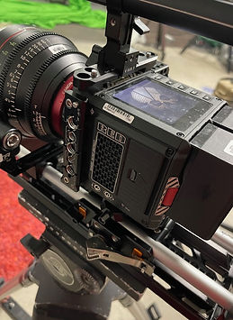 Red Komodo Camera Set up with Canon Cine Prime Lens