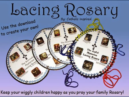 Lacing Rosary Set- Get a good habit started!
