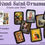 Thumbnail: Advent Saint Ornaments - PDF and instructions to create your own set!