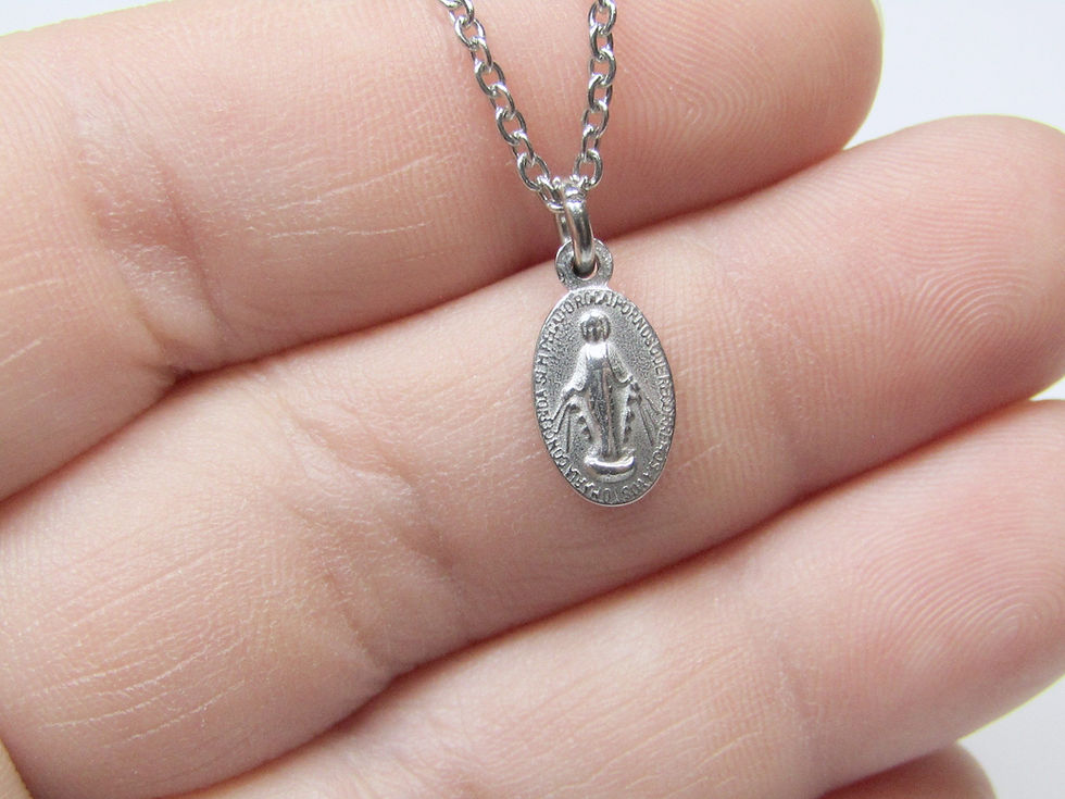 Miraculous Medal - Small - Stainless Steel