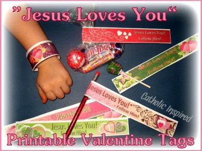 Jesus Loves You ~ Printable Valentines