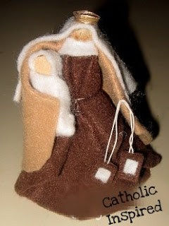 Our Lady of Mount Carmel Felt Doll / Statue