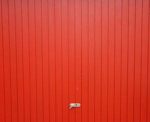 Red Garage Door