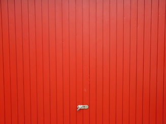 Red Garage Door