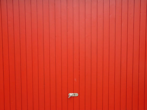 Red Garage Door