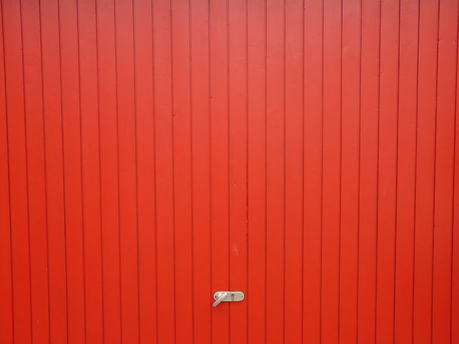 Red Garage Door