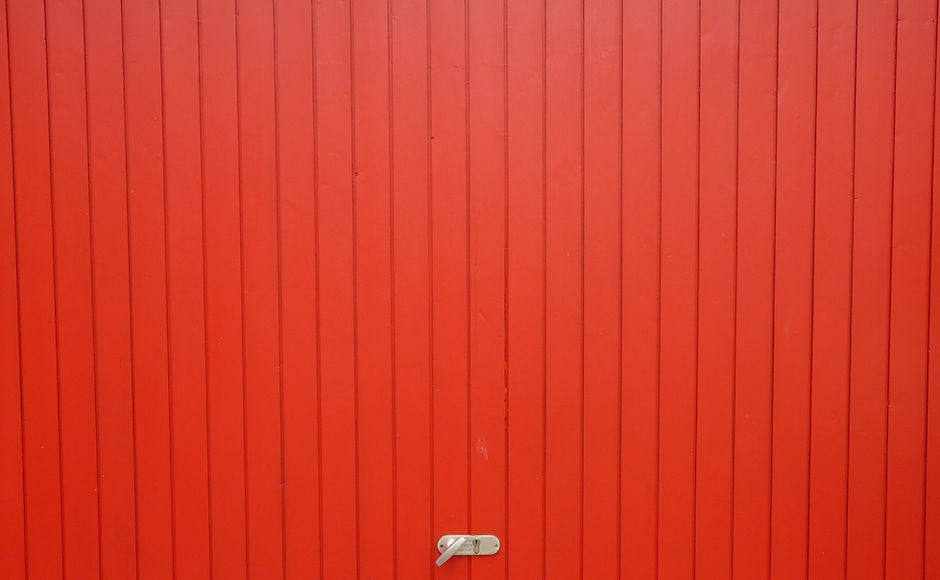 Red Garage Door