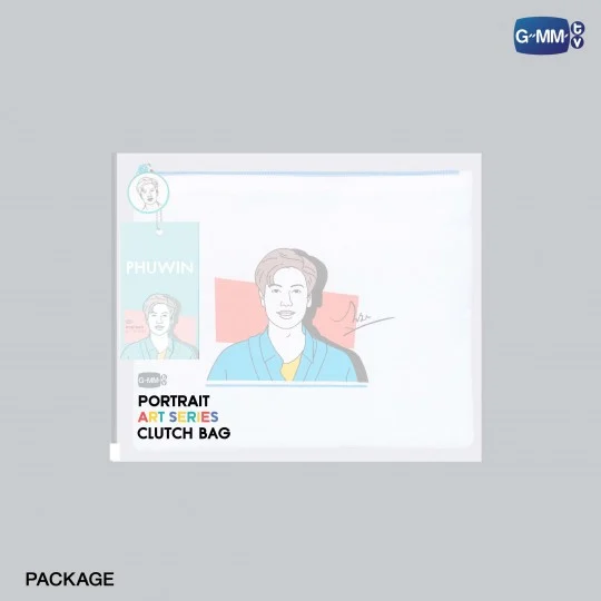 Thumbnail: Phuwin Art Portrait Clutch Bag