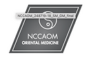 National Certification Commission for Acupuncture and Oriental Medicine (NCCAOM) logo for 'Diplomat of Oriental Medicine' status
