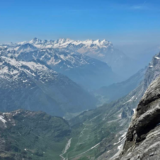 Views from Mount Titlis in Switzerland