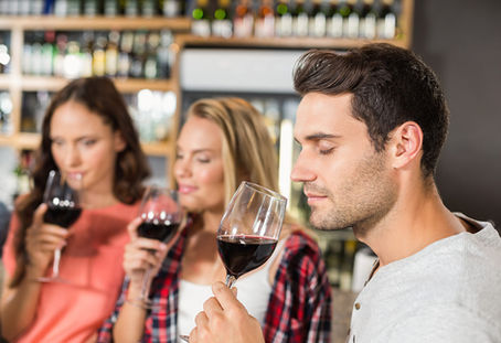 People tasting wine on a tour in orange nsw