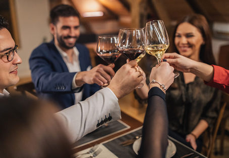 Group of friends enjoying a wine tasting tour with Uncork Orange Wine Tours
