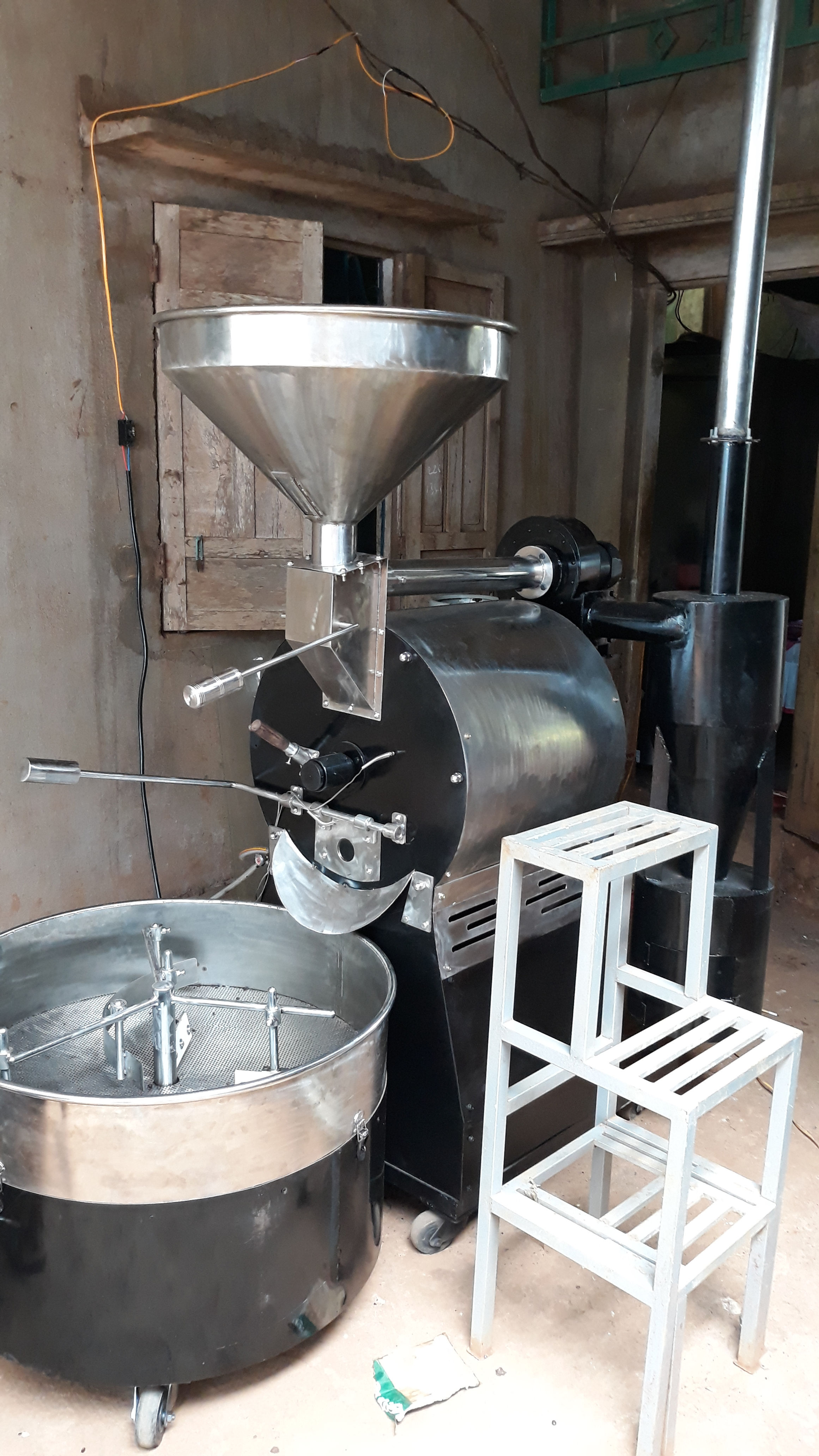 Máy rang cà phê công nghiệp: 10kg