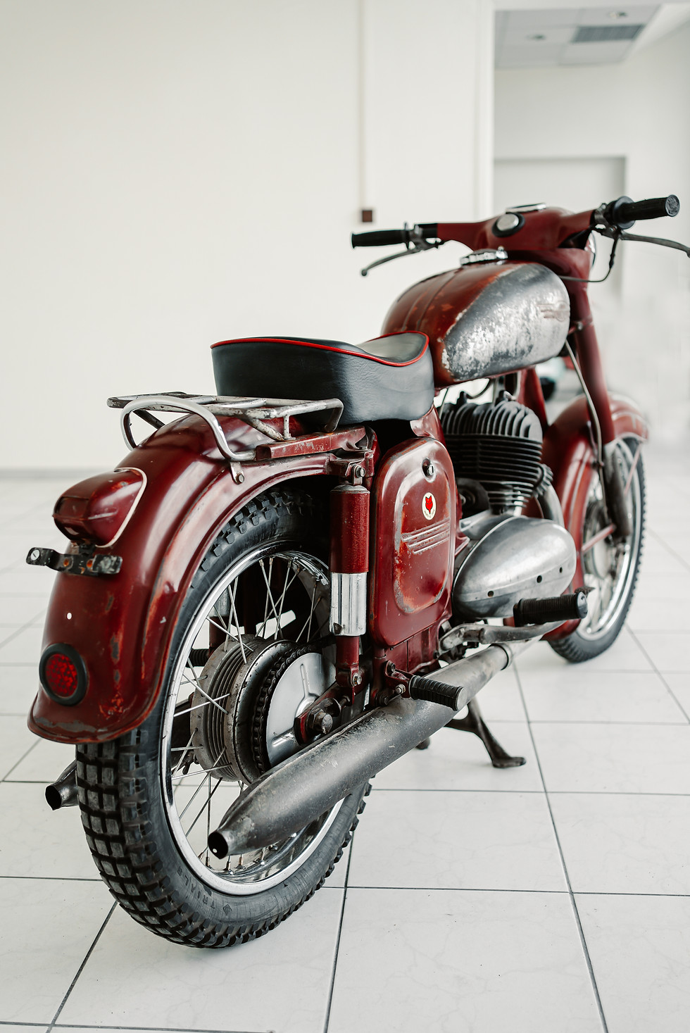 Miniatura: JAWA SPD Motor Solo 350cc (1961)