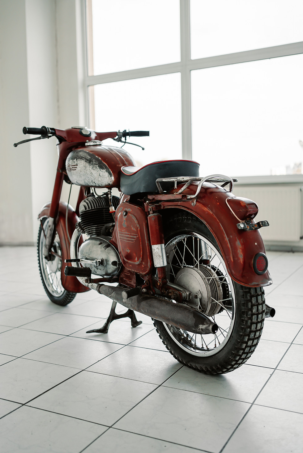 Miniatura: JAWA SPD Motor Solo 350cc (1961)