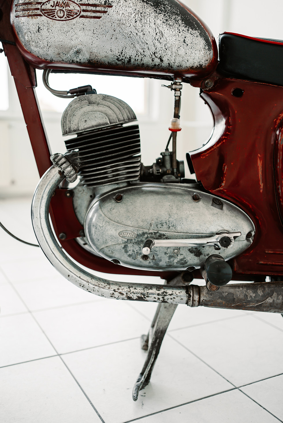 Miniatura: JAWA SPD Motor Solo 350cc (1961)