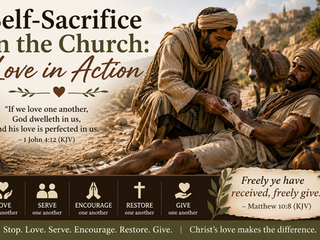 Self-Sacrifice in the Church: Love in Action