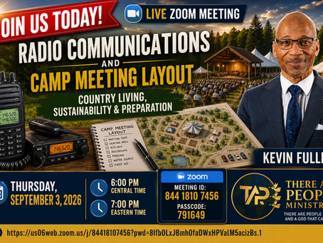 POC Radio Communications and Camp Meeting Layout
