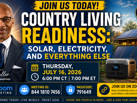 Country Living Readiness: Solar, Electricity, and Everything Else | Thursday Night Zoom