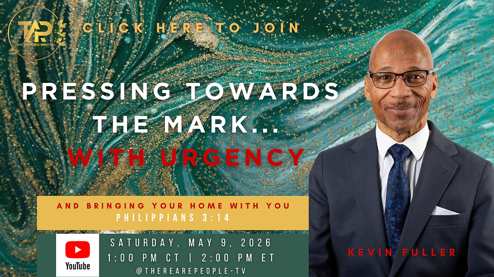 Pressing Towards the Mark...With Urgency (And Bringing Your Home With You)