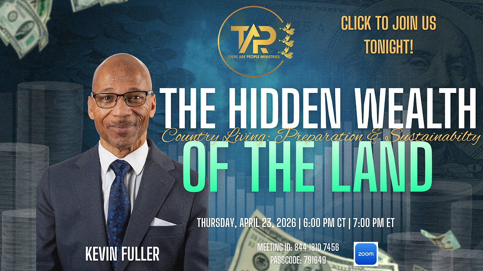 Country Living: Preparation & Sustainability Zoom - The Hidden Wealth of the Land