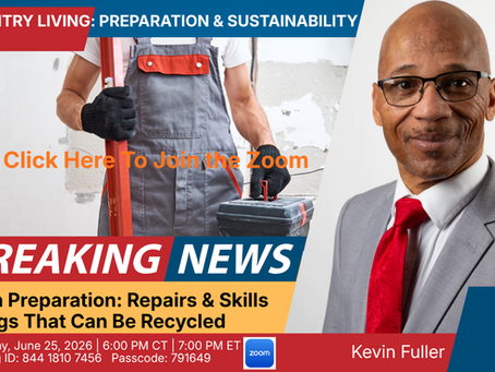 Extra Preparation: Repairs & SkillsThings That Can Be Recycled