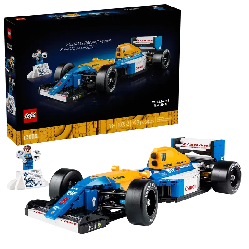 LEGO 10353, Icons - Williams Racing FW14B & Nigel Mansell