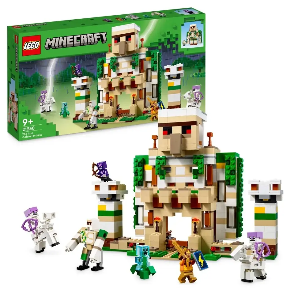 LEGO 21250 - Minecraft - Jerngolem-fortet