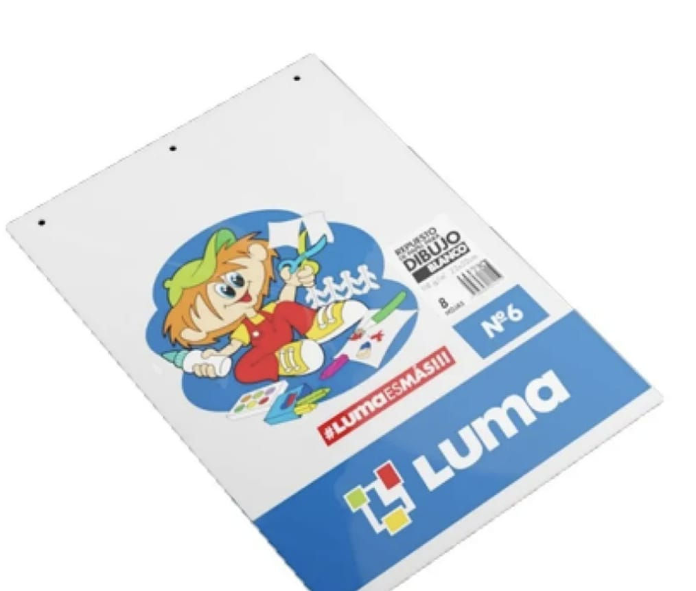 REPUESTO DE DIBUJO N°6 LUMA BLANCO 80-60