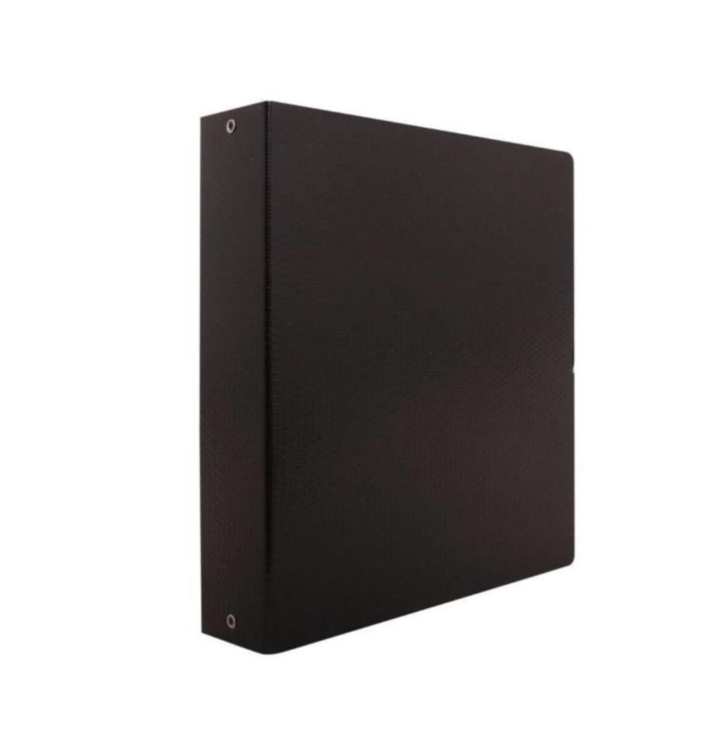 CARPETA AVIOS FIBRA NEGRA