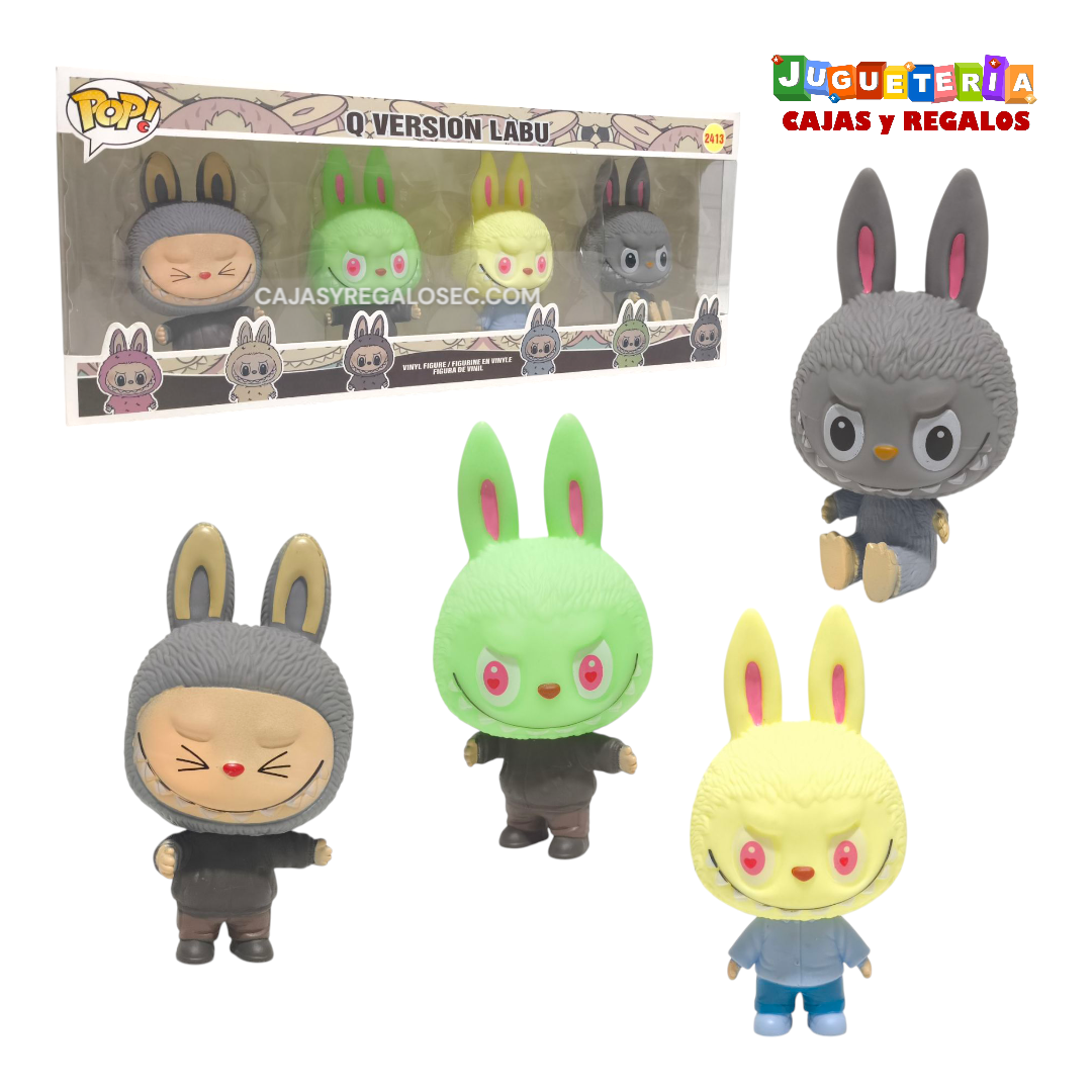 Muñecos Lalubu - Coleccion de 4 Personajes - Juguetes Ecuador - P4752