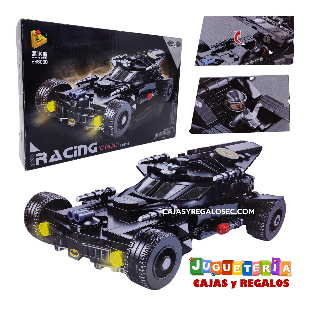 Bloques Armables - Batman Carro Batimovil - Caja de 328 piezas - P2635