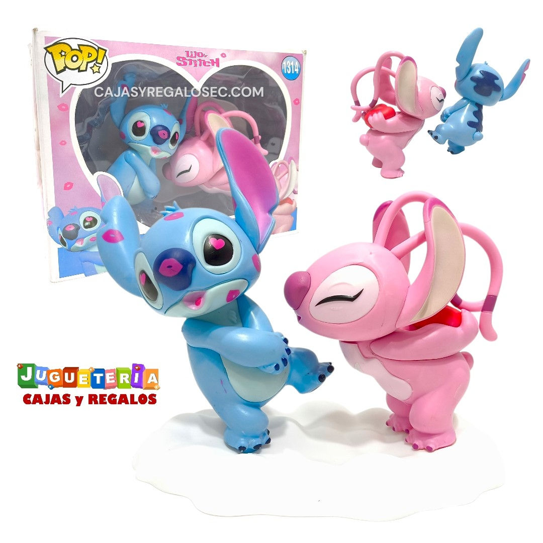 Figura Stitch y Angela - Enamorados - Colecciones Ecuador - P4239