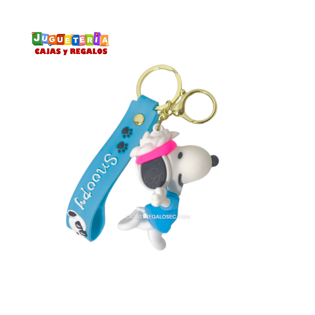 Llavero Perro Snoopy - Gimnasta - Llaveros Ecuador - P4790