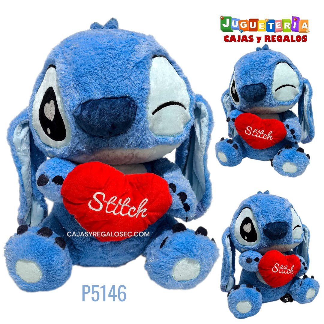 Peluche Stitch con Corazón - Peluches Ecuador - P5146