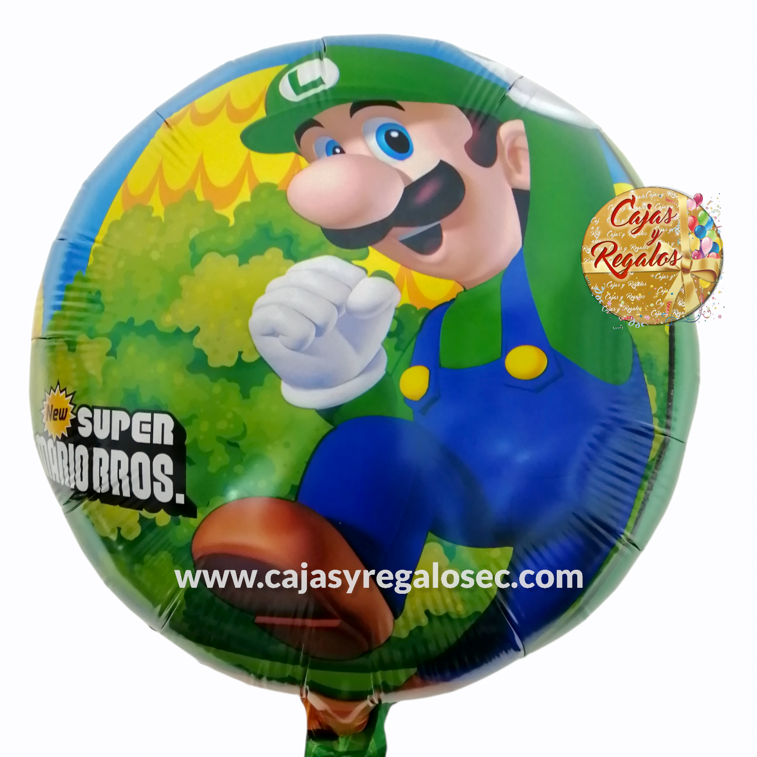 Globo de Aluminio Redondo - Luigi