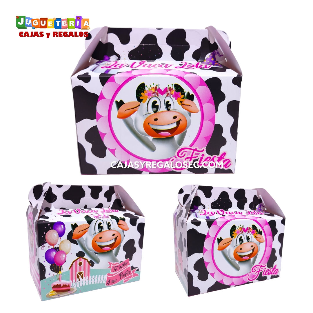 Cajas para Sorpresas - Vaca Lola Granja de Zenon  - 12 unidades