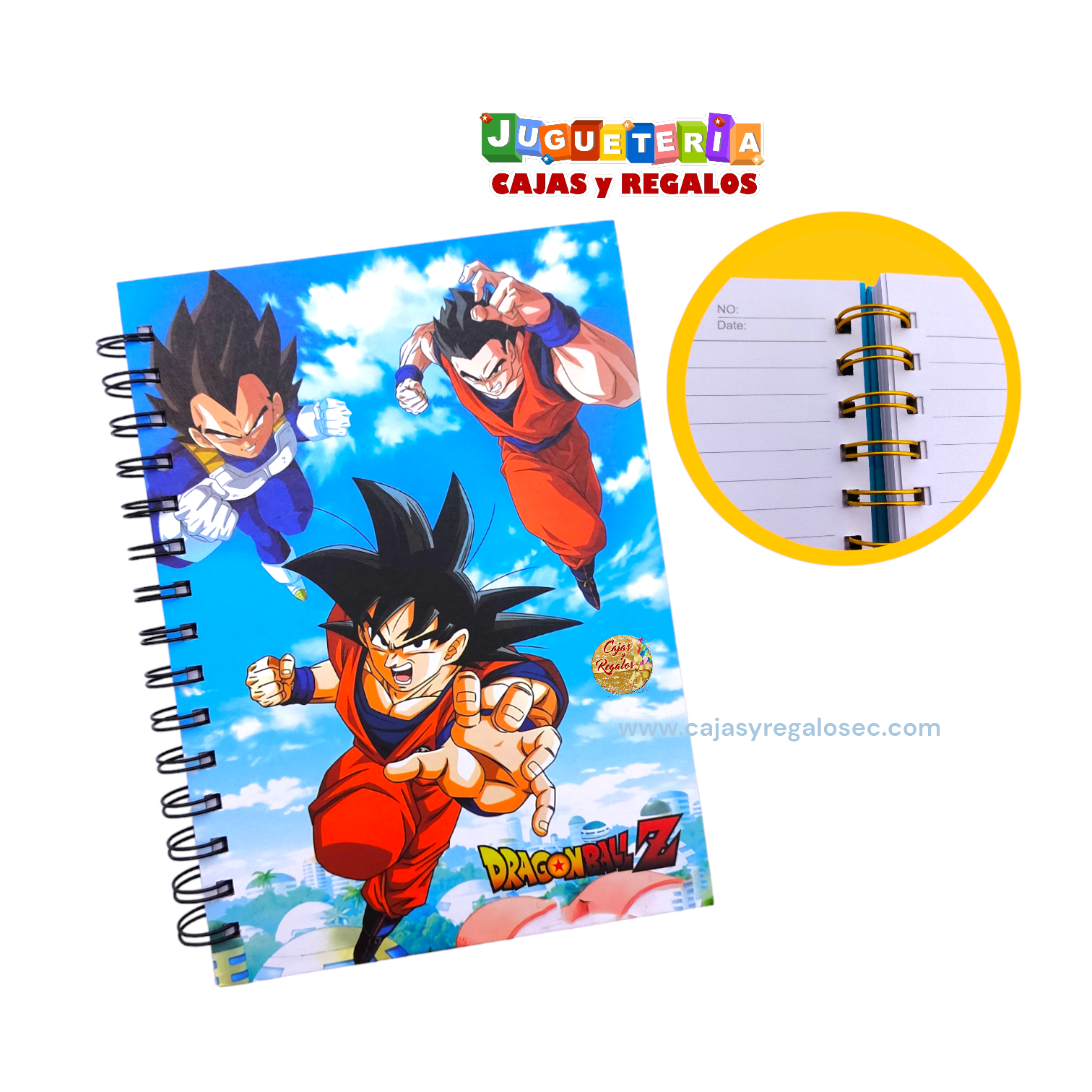 Libreta de Apuntes Dragon Ball - Cuaderno Pasta Duras - P3225