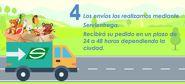 Envios por servientrega a todo Ecuador Quito Manabi 