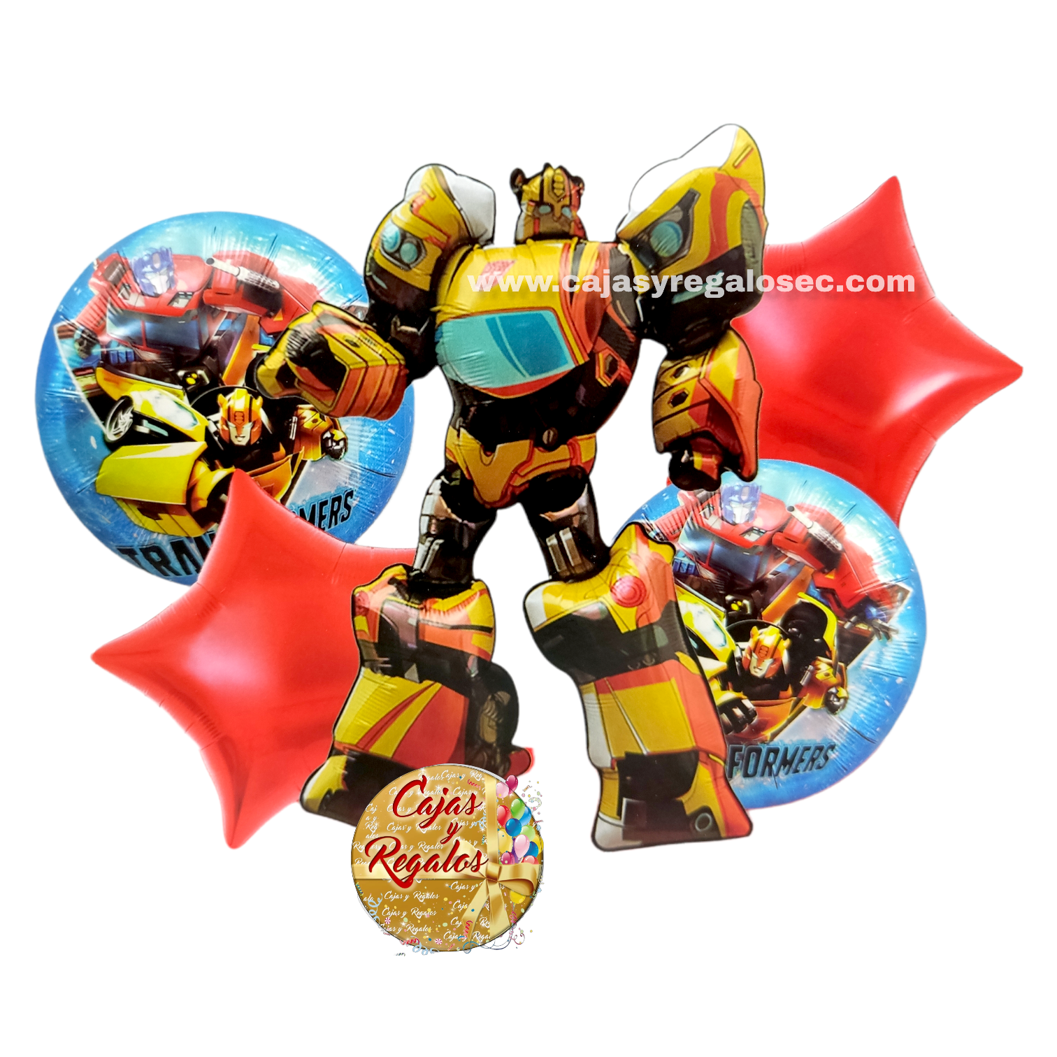 Bouquet Set de Globos - Transformers