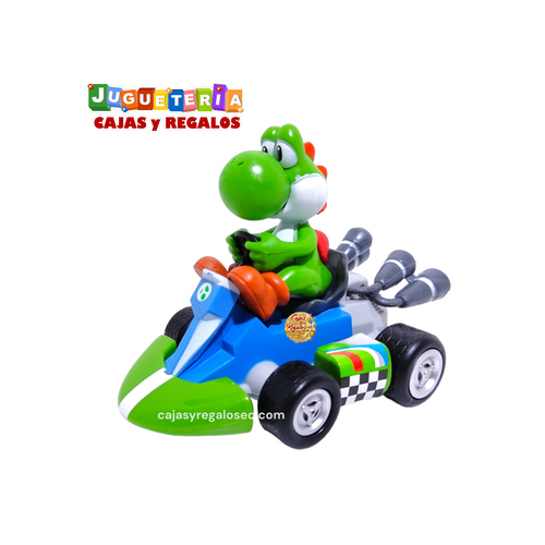 Mario Kart Carro Yoshi Juguete Super Mario Bros Cajasyregalosec - Main Image